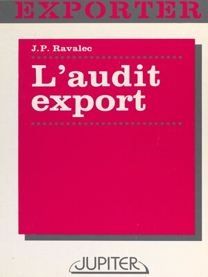 cover image of L'audit export